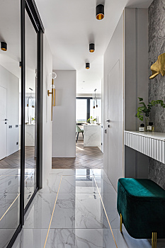 Intérieur élégant d'un appartement de St-Pétersbourg