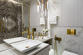 Intérieur élégant d'un appartement de St-Pétersbourg