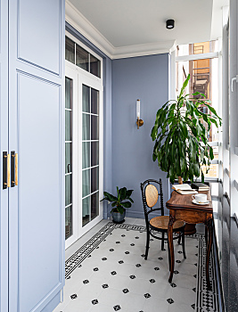 Intérieur éclectique : vintage et antiquités